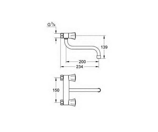 смеситель для кухни GROHE COSTA L